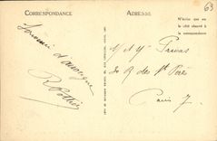 Bulevar de Clermont Ferrand Desaix de la POSTAL de la VENDIMIA la calle Blatin el teatro y el Puy de Dome