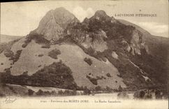 VINTAGE POSTCARD Environs of the Mount Gilds the Sanadoire Rock