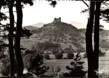 CPSM feudal castle of Murols Mont Gilds Sancy