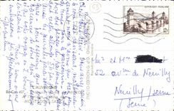 CPSM feudal castle of Murols Mont Gilds Sancy