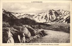 VINTAGE POSTCARD the Mount Gilds Valley Of Sancy L Winter