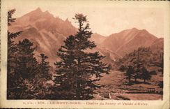 VINTAGE POSTCARD the Mount Gilds Chain of Sancy and Vallee D Hell