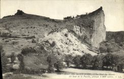 VINTAGE POSTCARD the Mount Gilds the Tooth of the Marsh says jump of the virgin