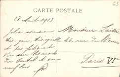 VINTAGE POSTCARD the Mount Gilds On the Path Of the Peaks of Sancy