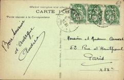 VINTAGE POSTCARD the Mount Gilds and Of Bourboule Cascade Of Queureilh