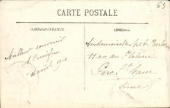 POSTAL Bourboule de la VENDIMIA una esquina del parque Fenestrates