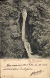 VINTAGE POSTCARD Bourboule the cascade of the shaving mug