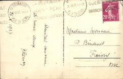 VINTAGE POSTCARD Bourboule the Casino Child on an ass