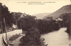 VINTAGE POSTCARD Bourboule Lake Of the Stopping Valley Of the Dordogne