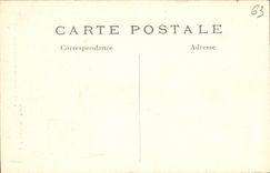 La POSTAL Clermont Ferrand Eglise de la VENDIMIA de NR D del puerto lleva D incorporada