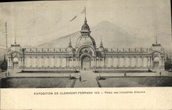 POSTAL Expostion De Clermont Ferrand de la VENDIMIA 1910 paladares de otros