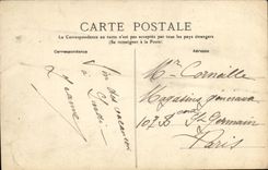 Jardin de Clermont Ferrand de la POSTAL de la VENDIMIA del asno Petrifying de la vaca de la cabra de la fuente