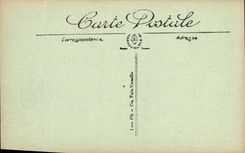 Teatro y Puy de Dome de Desaix del bulevar de Clermont Ferrand de la POSTAL de la VENDIMIA