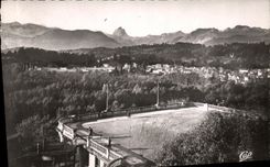 CPSM Pau L Esplande And the Chain Of the Pyrenees