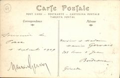 VINTAGE POSTCARD Interior Pau of the Castle Room D Henri D Albert