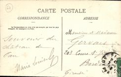 VINTAGE POSTCARD Pau Chambre of Jeanne D Albert Ecran embroiders by Jeanne D Albret