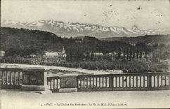 VINTAGE POSTCARD Pau the Castle of the Pyrenees the Peak Of the South D Ossau