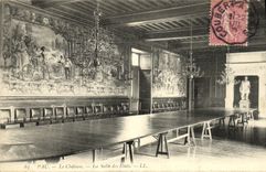 VINTAGE POSTCARD Pau the Castle the Room of the States