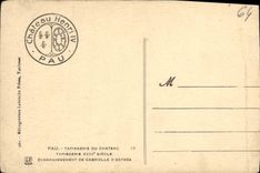 VINTAGE POSTCARD Pau Tapestry Of the Castle Fainding of Gabrielle D Esthee