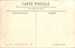 VINTAGE POSTCARD Pau the Chain Of the Pyrenees Machines