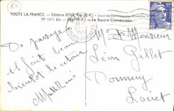 CPSM Large Pau the Clemenceau Public garden