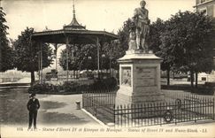 VINTAGE POSTCARD Pau Rules D Henri And Kiosque of Music