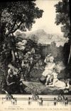 VINTAGE POSTCARD Pau Castle of Tapestry of the Goblins the picking of the fruits