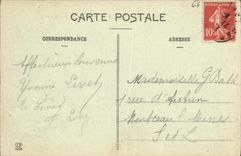 VINTAGE POSTCARD Pau Castle Places Royal News terrace