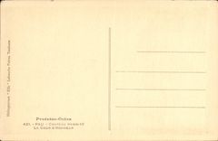 VINTAGE POSTCARD Pau Castle Henri IV the Court D Honor