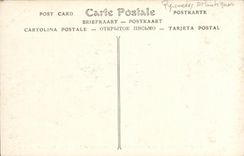 VINTAGE POSTCARD Pau INtrerieur of the Castle Room has Coucher of Henri IV