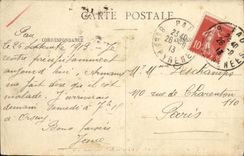 VINTAGE POSTCARD Pau the Chain of the Pyrenees Seen of the Royal Prolongation of the Place