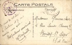VINTAGE POSTCARD Pau Interieur of the Castle Room has Coucher of Jeanne D Albret