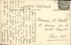 VINTAGE POSTCARD Pau Places Royaie and the Chain of the Pyrenees