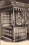 VINTAGE POSTCARD Pau the Castle the bed D Henri IV