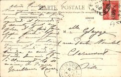 VINTAGE POSTCARD Pau the Chain of the Pyrenees the Peak of the South D Ossau