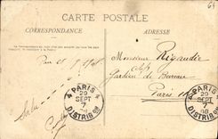 VINTAGE POSTCARD Pau Panoramic View Bridge of Jurancon