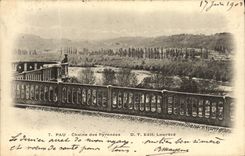 VINTAGE POSTCARD Pau Chains of Pyreeees