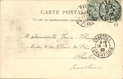 VINTAGE POSTCARD Pau Chains of Pyreeees