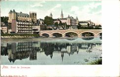 VINTAGE POSTCARD Pau Bridge of Jurancon