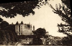 VINTAGE POSTCARD Pau Pau the Castle Henri IV Sight of the Park