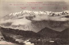VINTAGE POSTCARD Pau Surroundings Seen from of L edge of the Gentian