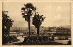 VINTAGE POSTCARD Pau View on the Chain of the Pyrenees