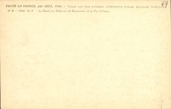 VINTAGE POSTCARD Pau Gave slopes of Bosdarros and the peak D Ossau