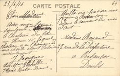 VINTAGE POSTCARD Pau the Castle Seen Of the South