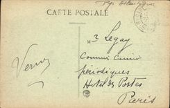 VINTAGE POSTCARD Pau the Castle Frontage of the South