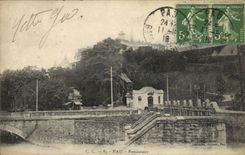 VINTAGE POSTCARD Funicular Pau