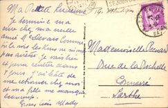 VINTAGE POSTCARD Pau Seen Towards the Chain of the Pyrenees taken of the Public garden St Martin