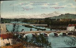 VINTAGE POSTCARD Pau Seen On the Lake Peak Of the South of Bigorre