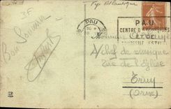 VINTAGE POSTCARD Pau Seen On the Lake Peak Of the South of Bigorre