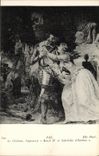 VINTAGE POSTCARD Pau Castle Tapestry Henri IV and Gabrielle D Estrees